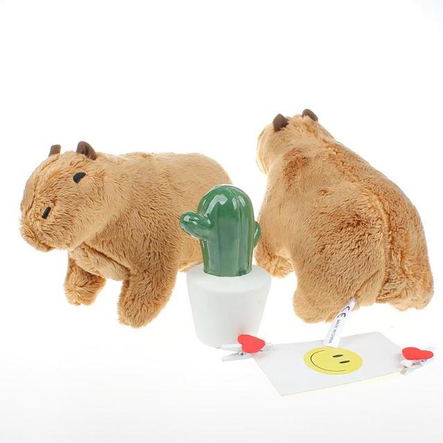 20cm Capivara Brinquedo De Pelúcia Brinquedos Recheados Macios